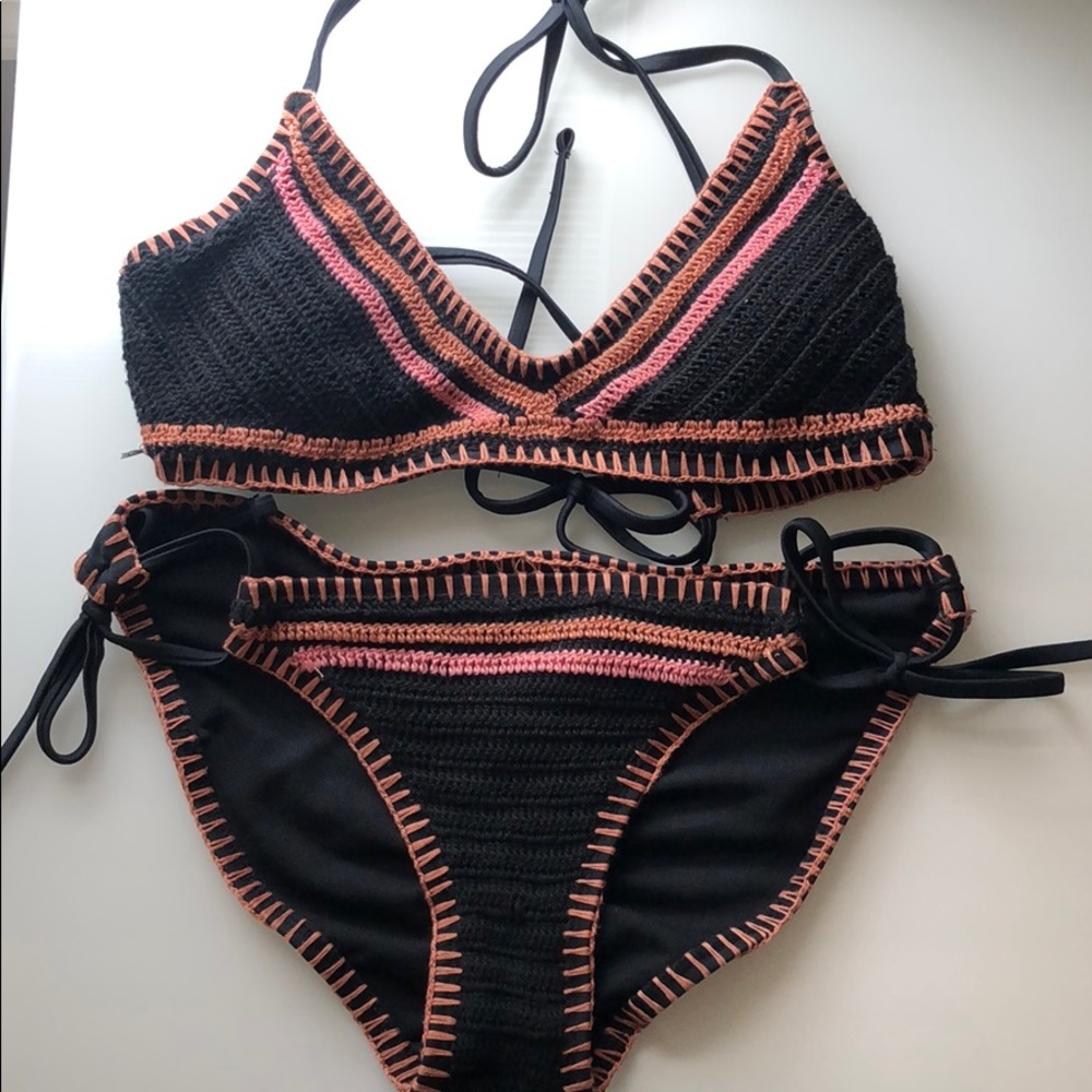 Crochet bathing suit set